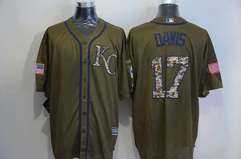 Kansas City Royals #17 Wade Davis Green Salute to Service Stitched Baseball Jersey,We sell and wholesale Kansas City Royals #17 Wade Davis Green Salute to Service Stitched Baseball Jersey on line form chian!